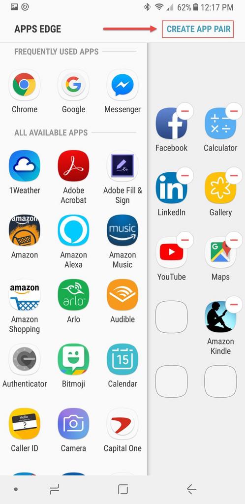 Galaxy Note 8 App Pairの使い方