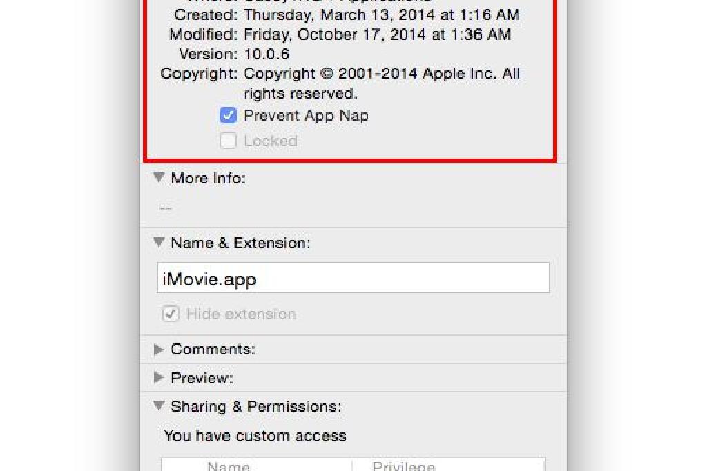 あなたのmacアプリケーションがエネルギーを節約するためにapp Napを利用する方法を制御する