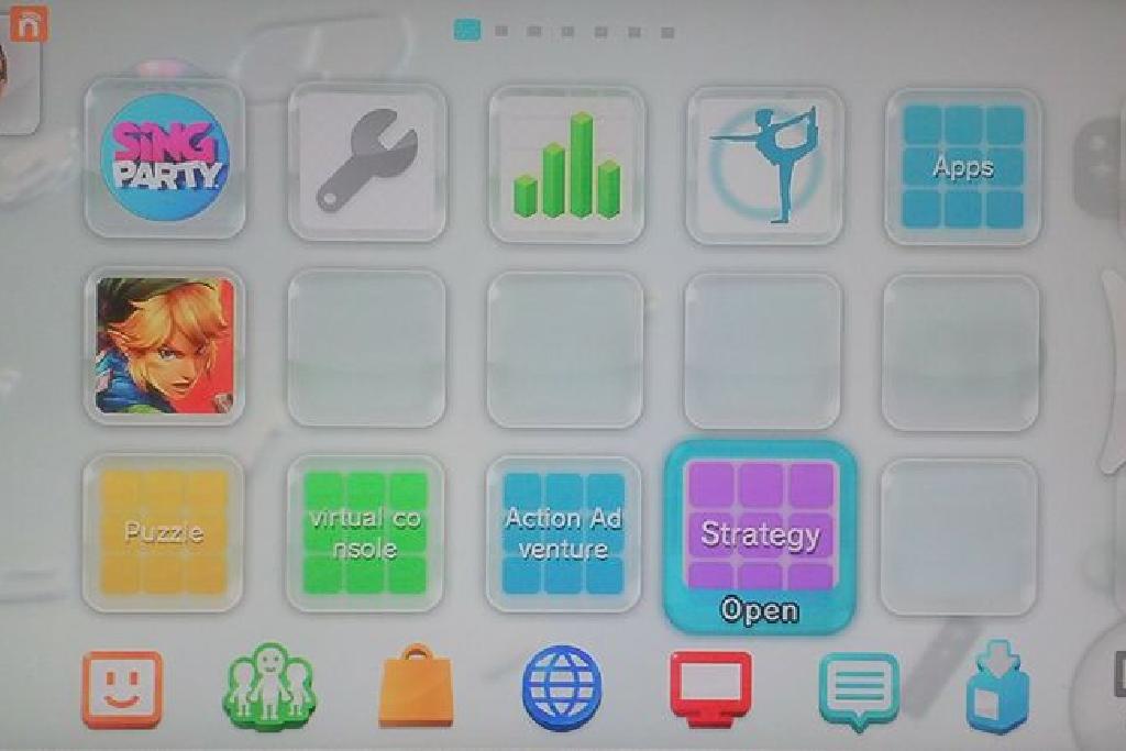 Wii Wii Uのアイコンを再編成する方法とフォルダを作成する方法