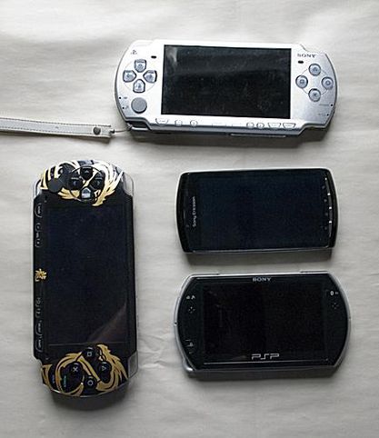 PSP = 1000, 2000, Xperia Play và PSPgo