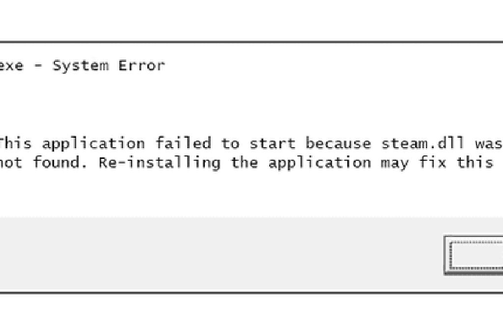 Steam Dllを修復する方法が見つからないか見つからないエラー