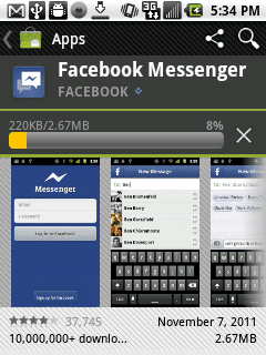Facebook Sohbet Messenger İndirme