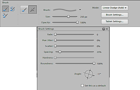 在photoshop Elements中创建圣诞灯闪烁