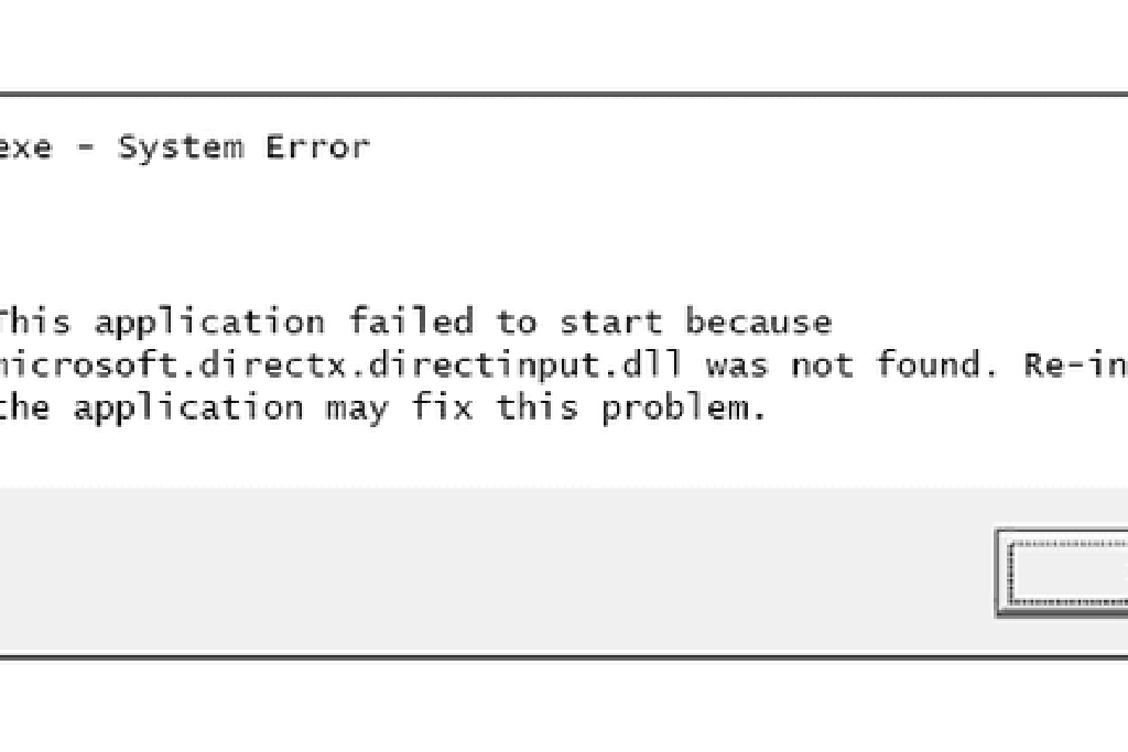 Microsoft Directx Directinput Dllエラーを修正する方法