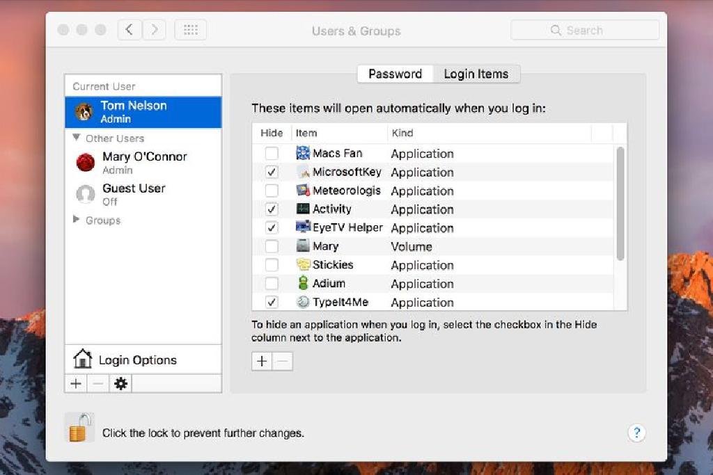 Macにスタートアップ項目を追加する方法 Macにスタートアップ項目を追加する方法