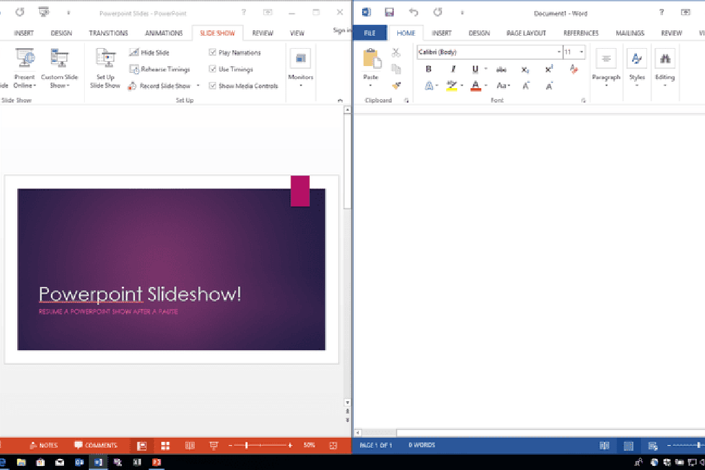 Ms Office Te Coklu Duzenlenmis Veya Bolunmus Pencereleri Kullanma