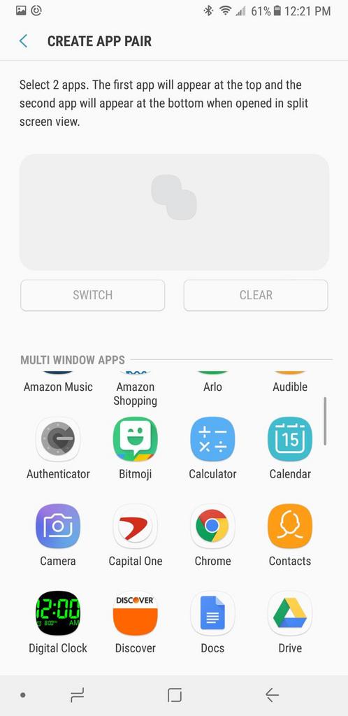 Galaxy Note 8 App Pairの使い方