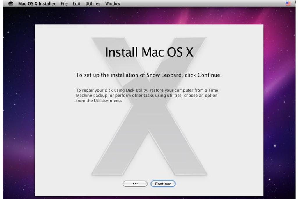 Snow Leopard Os X 10 6のクリーンインストールを実行する